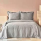 Покрывало с наволочками Karaca Home - Back To Basic gri 250*240 евро - изображение 1