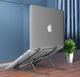 Подставка складная металлическая для ноутбуков и планшетов STR Aluminum Laptop Stand X7, до 15.6 дюймов, серая - изображение 3
