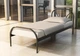 Односпальная кровать Метакам Relax -1 металлическая 190x80 см Черная Матовая - изображение 2