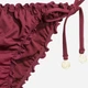 Нижняя часть купальника женская H&M 1881535-ACUK 44 Бордовая (3000000625538) - изображение 3