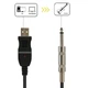 Кабель гитарный U&P USB 3.0 - 6.35 мм Mono 3 м Black (WAZ-AU-BK) - изображение 4