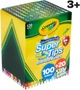 Набор фломастеров Crayola Super Tips Markers, Washable Markers, Silly Scents Markers маркеров 120 штук 585050 - изображение 1