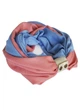 Шарф-снуд кашеміровий MyScarf зимовий one size рожево-блакитний - зображення 2