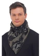 Шарф мужской "Эдинбург" большой MyScarf теплый one size хаки на пуговице - изображение 1