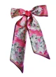 Краватка Твилли авторський MyScarf one size рожевий з принтом Ангели - зображення 2