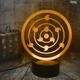 Настільний світильник-нічник Шаринган Цукуемі Наруто - Naruto 16 кольорів 3D USB (13137) - зображення 4