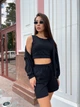 Костюм женский тройка K&ML XS - S ( 42 - 44 ) Черный ( 572 - 01 ) - изображение 5