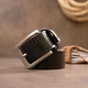 Ремень С Дырками Мужской Vintage Черный Пояс. (142789) - изображение 7
