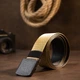 Мужской ремень Vintage 115 см Хаки (leather-20539) - изображение 5
