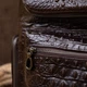 Рюкзак под рептилию кожаный Vintage 30х37,5х9 см 000158554 - изображение 8