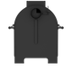 Печь на дровах серии BARREL 1510 тип 005 d 120мм 9 кВт (6C0002) - изображение 3