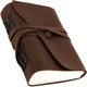 Шкіряний Блокнот записна книга B6 Comfy Strap ручної роботи зі шкіри Crazy Horse Коричневий - зображення 1