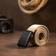Мужской ремень Vintage 115 см Хаки (leather-20533) - изображение 5