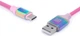 Кабель Real-El Premium USB A - Type C Rainbow 1 м (EL123500050) - зображення 2