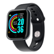 Смарт годинник Smart watch SWY68S розумний браслет з функціями фітнес трекера, вологозахистом, пульсометром та крокоміром Чорний - зображення 2