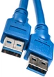 Кабель PowerPlant USB 3.0 AM – AM 1.5 м (KD00AS1228) - зображення 1