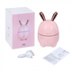 Зайка Увлажнитель воздуха и ночник 2в1 Humidifier, Розовый - изображение 1