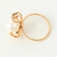 Кольцо Xuping 15475 искусственные жемчужины позолота 18K16 - изображение 1