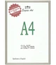 Рамка для дипломов алюминий А4 Серебро матовое + Антибликовое стекло - изображение 1