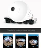 Панорамная Wi-Fi IP камера 360° (лампа) EC75B-P12 - изображение 5