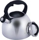 Чайник Kamille Whistling Kettle 2.7л з нержавіючої сталі зі свистком і скляною кришкою (чорна ручка) (KM-1089) - зображення 4