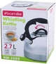 Чайник Kamille Whistling Kettle 2.7л з нержавіючої сталі зі свистком і скляною кришкою (чорна ручка) (KM-1089) - зображення 7