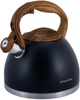 Чайник Kamille Whistling Kettle Black 2.7л из нержавеющей стали со свистком (KM-1087) - изображение 1