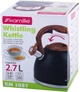 Чайник Kamille Whistling Kettle Black 2.7л из нержавеющей стали со свистком (KM-1087) - изображение 8