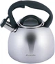 Чайник Kamille Whistling Kettle 2.7л з нержавіючої сталі зі свистком і скляною кришкою (сіра ручка) (KM-1088) - зображення 7