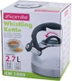 Чайник Kamille Whistling Kettle 2.7л з нержавіючої сталі зі свистком і скляною кришкою (сіра ручка) (KM-1088) - зображення 8