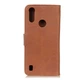 Чохол-книжка із застібкою KHAZNEH Wallet Cover для Motorola Moto E7 Power / Moto E7i / Moto E7i Power - Brown - зображення 2