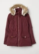 Куртка парка H&M 146 Черно-белый 0627769_бордо - изображение 1