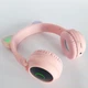 Беспроводные накладные наушники с кошачьими ушками и подсветкой Havit HV-H625BT, Pink - изображение 1