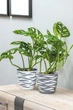 Горщик для квітів Form-Plastic Sahara Duo-14 1,65 л білий-сірий (4400-011+059W) - зображення 2