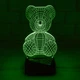 3D світильник з пультом та акумулятором 3D Lamp Ведмедик (LР-33872) - зображення 10