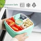 Ланч бокс салатница OldPAPA Bento 1100 мл зелёный (LB-31131) - изображение 9