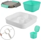 Ланч бокс салатница OldPAPA Bento 1100 мл зелёный (LB-31131) - изображение 10