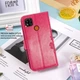 Чохол Clover для Xiaomi Redmi 9C книжка шкіра PU з візитницею малиновий - зображення 8