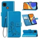 Чехол Clover для Xiaomi Redmi 9C книжка кожа PU с визитницей голубой - изображение 1
