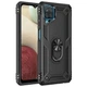 Чехол Shield для Samsung Galaxy M12 2021 / M127 бампер противоударный с подставкой Black - изображение 3
