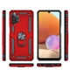 Чехол Shield для Samsung Galaxy A32 / A325 бампер противоударный с подставкой Red - изображение 5