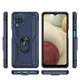 Чехол Shield для Samsung Galaxy M12 2021 / M127 бампер противоударный с подставкой Blue - изображение 4