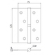Петля Apecs 125*75-B-Steel-AB-L (10242) - зображення 2