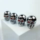 Ковпачки на ніпель Череп Alitek Silver Skull (4 шт) (67150) - зображення 5