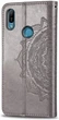Чехол Vintage для Huawei Y6S 2019 книжка кожа PU с визитницей серый - изображение 3