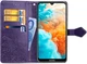 Чехол Vintage для Huawei Y6 2019 книжка кожа PU с визитницей фиолетовый - изображение 4