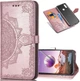 Чехол Vintage для Huawei Y6S 2019 книжка кожа PU с визитницей розовое золото - изображение 1
