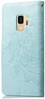 Чехол Vintage для Samsung Galaxy S9 / G960 книжка с узором бирюзовый - изображение 5