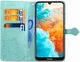 Чехол Vintage для Huawei Y6S 2019 книжка кожа PU с визитницей бирюзовый - изображение 4