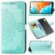 Чехол Vintage для Huawei Y6 2019 книжка кожа PU с визитницей бирюзовый - изображение 1